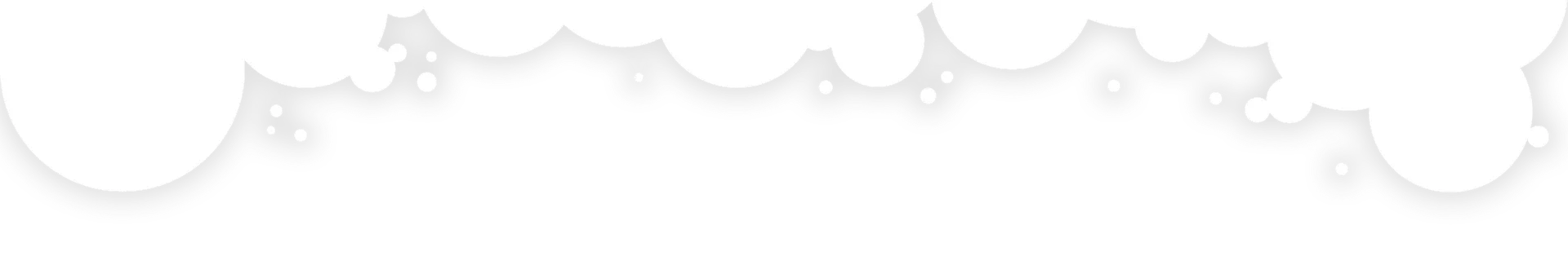 Carré blanc avec bord ondulé