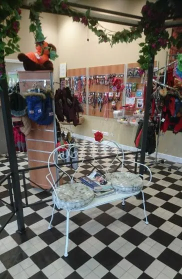 Boutique avec accessoires animaux